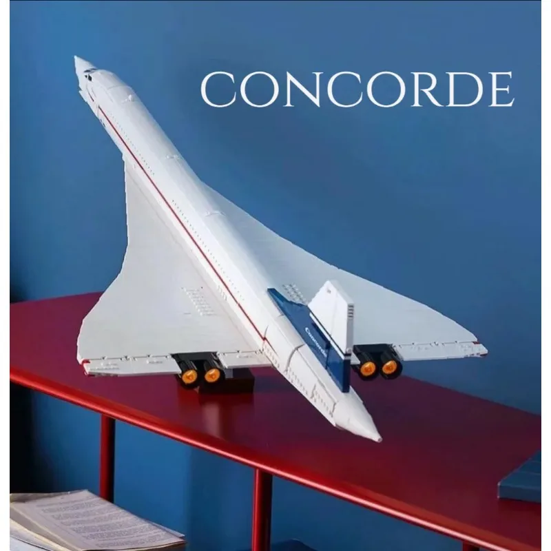Новинка 2023 года 10318 строительный комплект Airbus Concorde первая сверхзвуковая модель