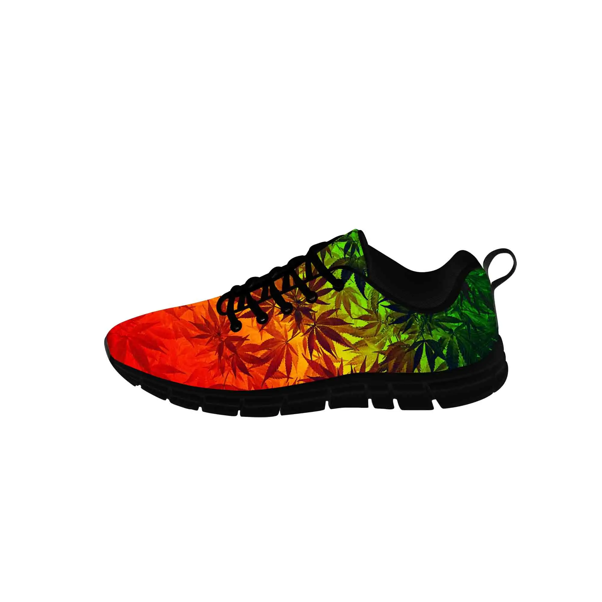 

Marijuana Leaves Weed Leaf Sneakers Mens Womens Teenager Casual Shoes Running Cloth Shoes 3D Print Breathable Lightweight shoe