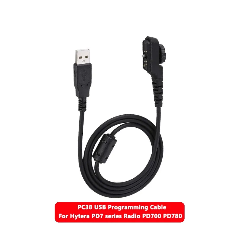 Walkie talkie PC38 USB Programming Cable Lead for Hytera Radio PD705 PD705G PD785 PD785G PD795 PD985 PT580 PT580H PD782 PD702