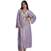 ramadan eid gorgeous party style hijab dress dubai fashion champagne hooded lace suede robe muslim female abaya colorful suit