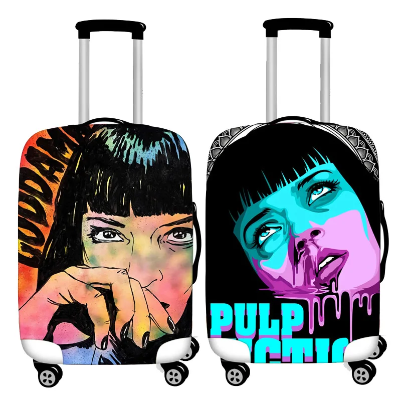 Fashion Graffiti Luggage Cover Thicken Elastic Baggage Covers Suitable 19 To 32 Inch Suitcase Case Dust Cover Travel Accessories