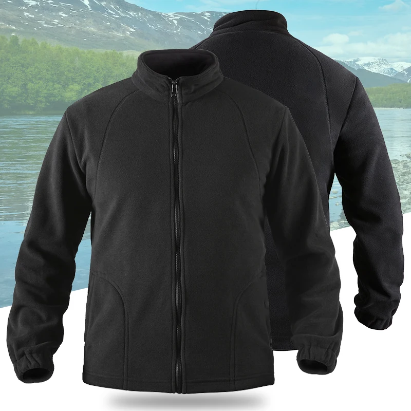 

(S-3XL) тактическая флисовая походная куртка для мужчин, велосипедная куртка для рыбалки, осенне-зимняя утепленная ветрозащитная спортивная куртка Bayer