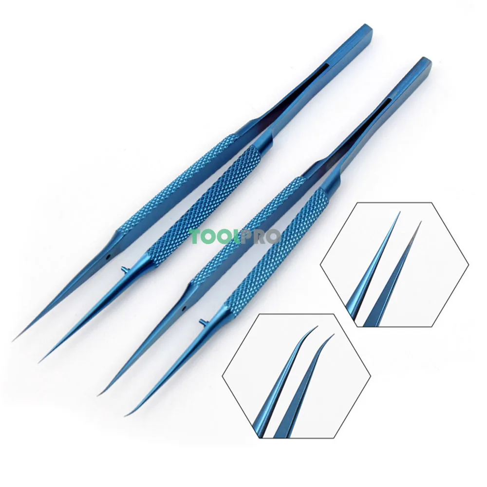 

Precision Titanium Alloy/Stainless Steel Fly Line 0.15mm Fingerprint Tweezers Straight/Curved Tip Tweezers Repair Tools