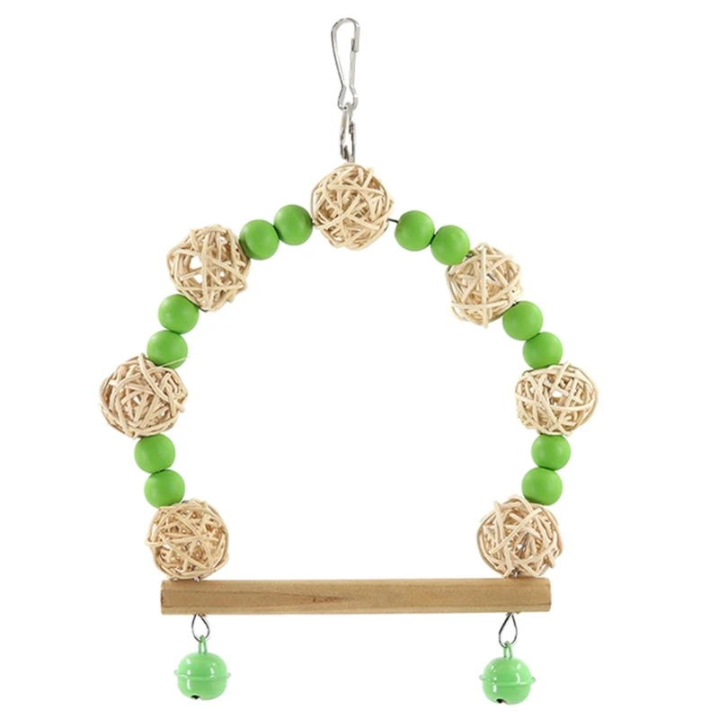 

Игрушка-подставка для попугаев из ротанга