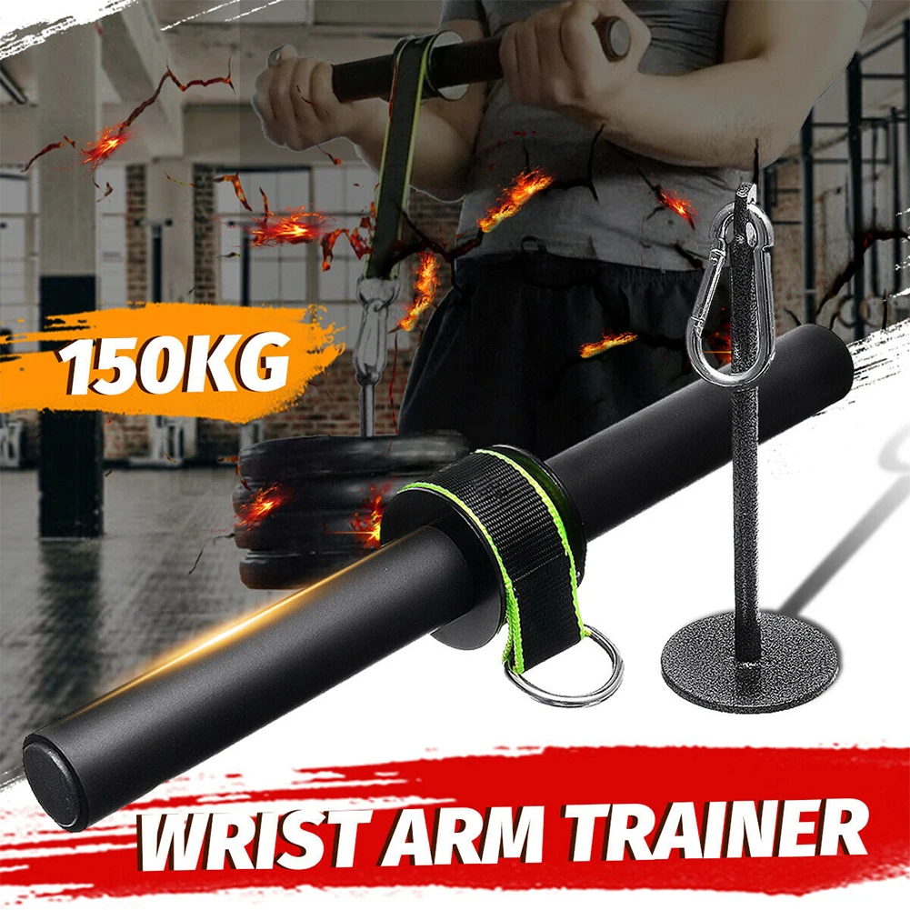 

Fitness Equipment Home Wrist Roller Muscle Strength Training Hand Gripper Anti Slip Forearm Trainer Gym With Foam Handle Workout