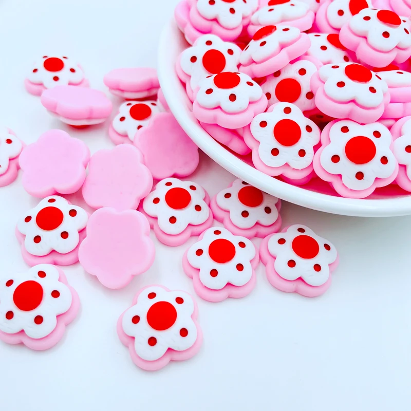 10 шт. новый милый мини-мультяшный пирог из смолы плоская спина кабошон для