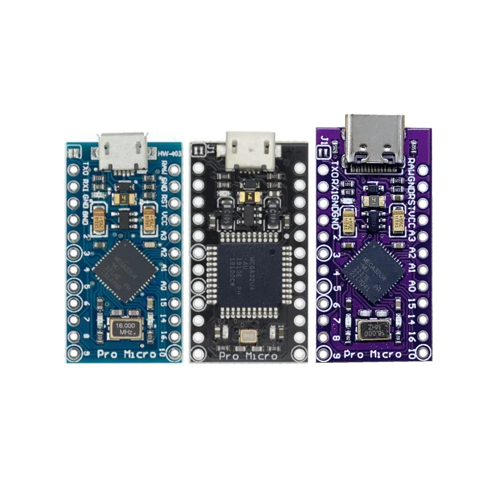 Микроконтроллер Pro Micro с Загрузчиком ATmega32U4 5 В/16 МГц модуль контроллера Mega32U4 Leonardo