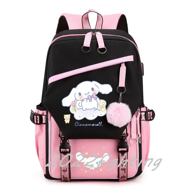 Модный рюкзак Cinnamoroll Kuromi для женщин и мужчин дорожные школьные ранцы в стиле