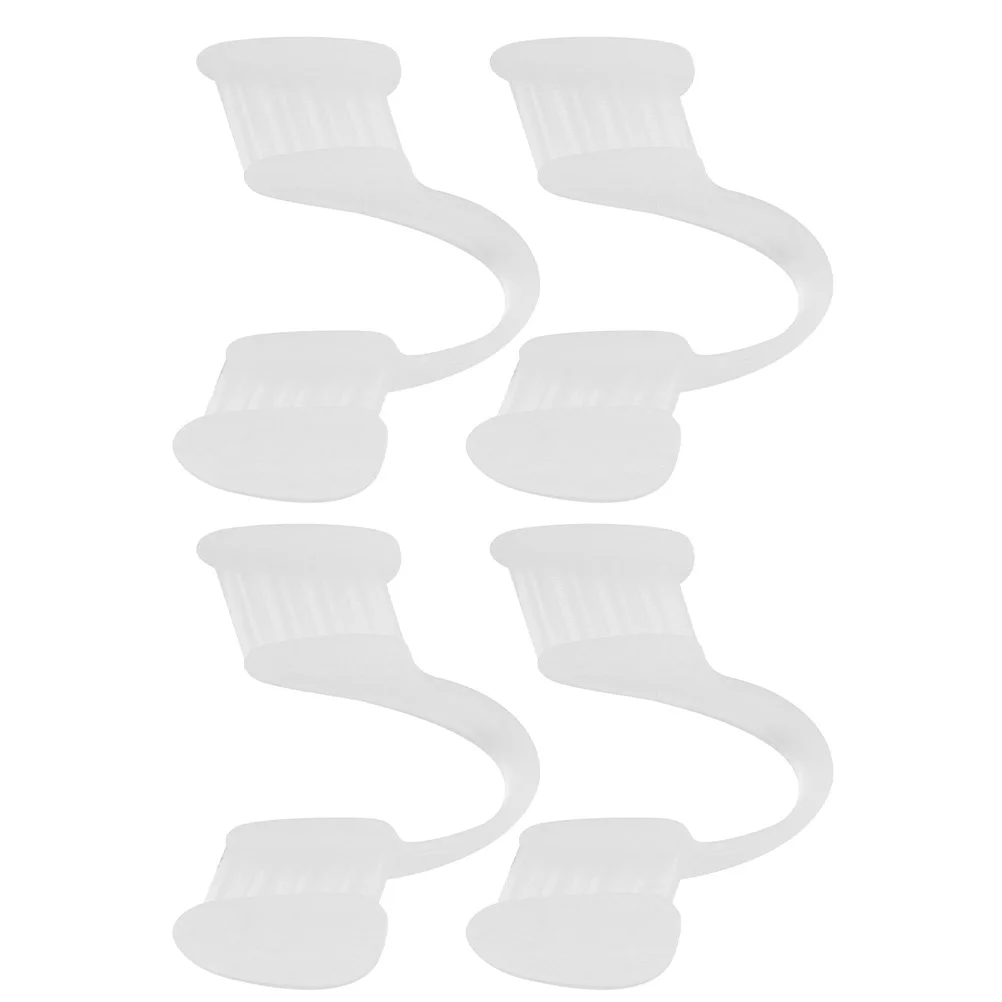 

4 Pcs Anti Grinding Teeth Protectors Mouthguard Clenching Dental Retainer White Silica Gel Night