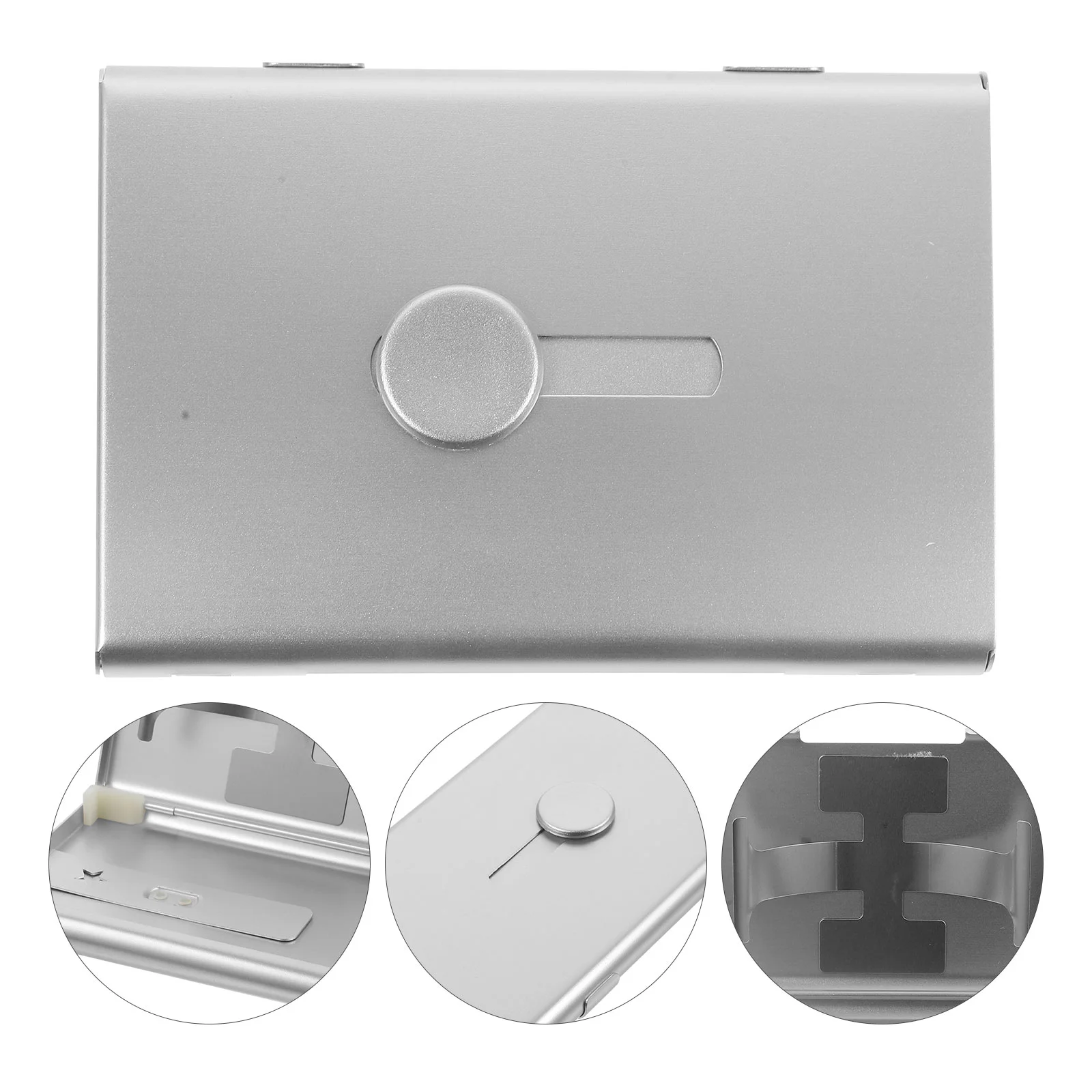 

Деловой Держатель для визиток, держатель для визиток, дорожный кошелек для карт, металлический держатель для карт, сумка для карт