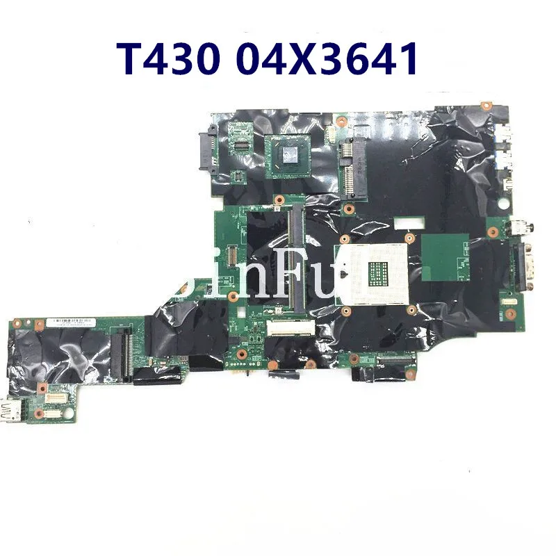 Free Shipping High Quality Mainboard For Lenovo Thinkpad T430 T430I 04X3641 Pga 989 QM77 DDR3 Laptop Motherboard 100%Full Tested