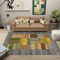 Large Area Felt Carpet Bohemian Ethnic Style Carpets For Living Room Non-Slip Area Rug Home Decor Rugs For Bedroom Washable