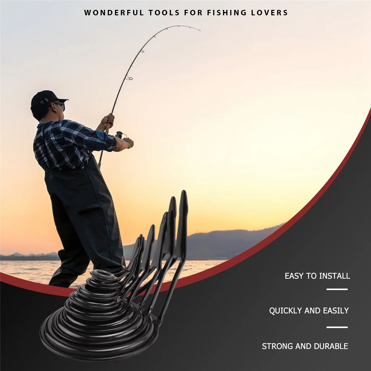 8 шт./компл. направляющие для удочки наконечник рыбы диаметр 5-18 мм комплект