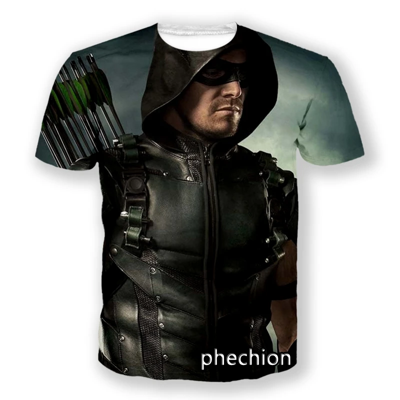 

Phechion Зеленая Стрела 3D печать мужская футболка хип-хоп женская футболка унисекс модная одежда Лучшие поставщики для прямой поставки A271