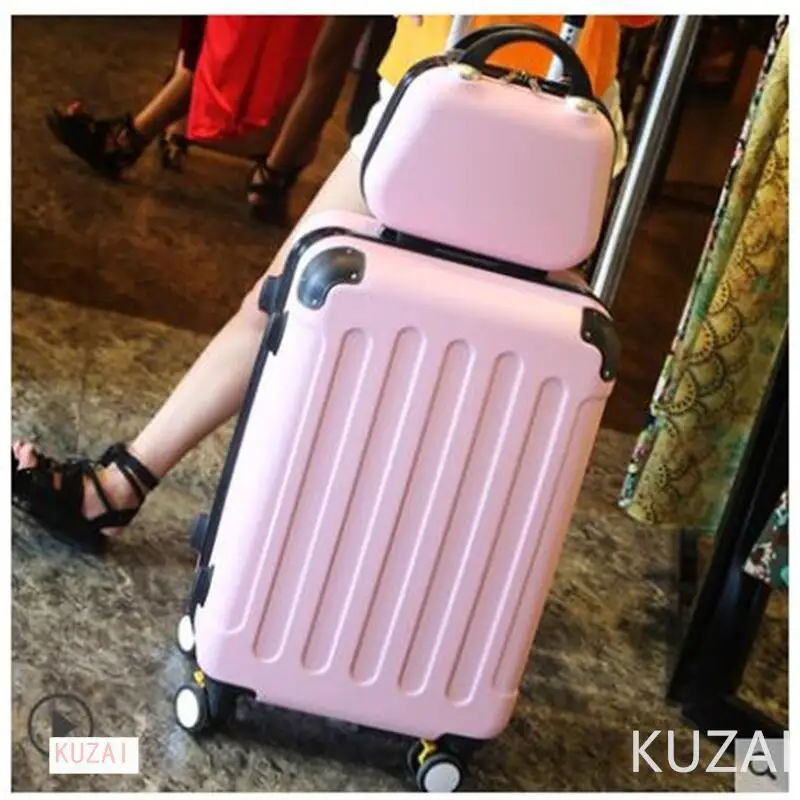 

Brand 20 inch 24 inch rolling luggage Case Spinner Case Trolley Suitcase Women Travel Luggage Suitcase Boarding wheeled Case