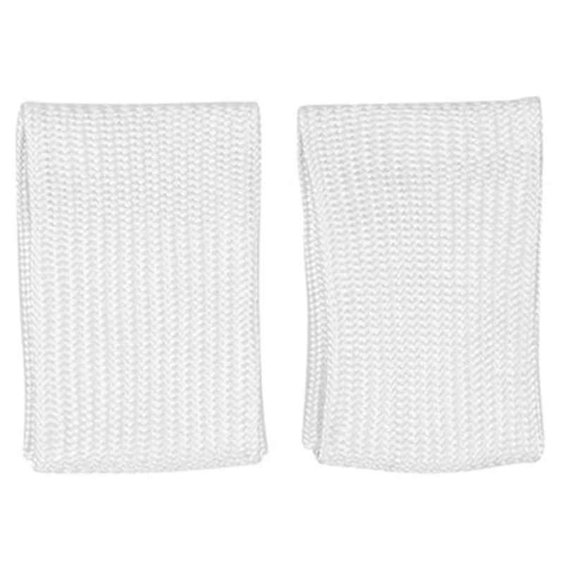 

2PCS Welding And Cutting TIG Finger Cots High Temperature And Heat Insulation Welder Anti-Scalding Glass Fiber Gloves