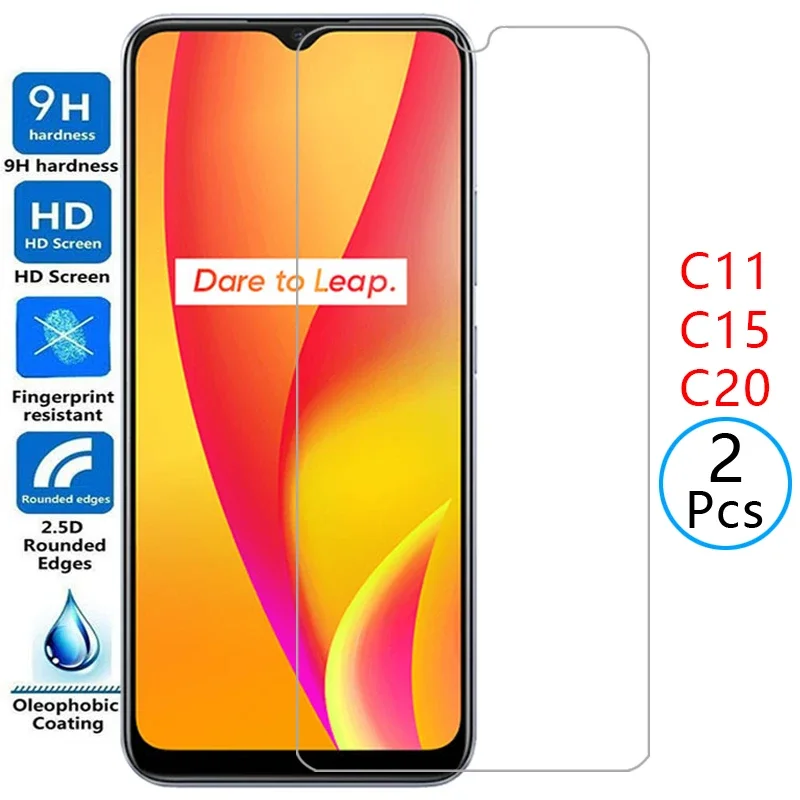 Защитное закаленное стекло для Realme C15 C11 2021 c20 a c20a Защитная пленка экрана на Realmi C 11