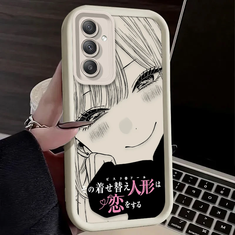 Фото Милый чехол для телефона Game Kitagawa Marin для Samsung Galaxy A05S A54 A05 A34 A24 A14 A53 A33 A23 A13 A52 A52S A32 A22 A12 A71 A51 A31 №3