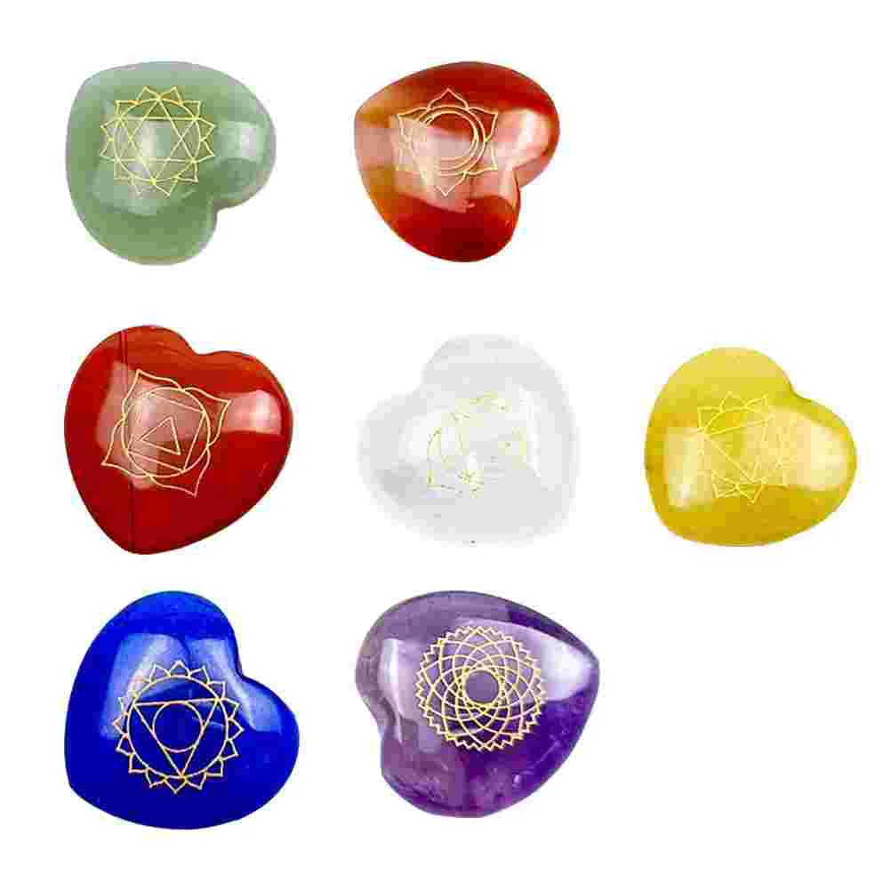 

1 Set Heal Crystal Stones Chakra Crystal Heal Stones Decorative Stones Adornments