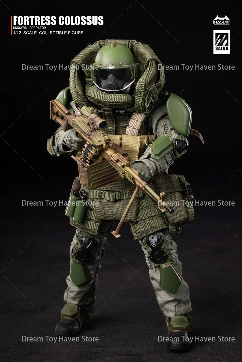 Фигурка HASUKI 112 Black Ops NO.2 SA02 SALVO FORTRESS COLOSSUS UNKNOWN OPERATOR, полный комплект, 6 дюймов, модель, игрушка, подарок (art.: 3920dae4d57fe) - 3920dae4d57fe