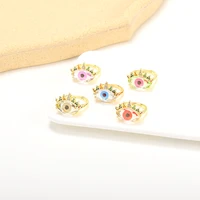 colorful devils eye rings set adjustable ring retro style accessory party gifts exquisite jewelry dropshipping wholesale