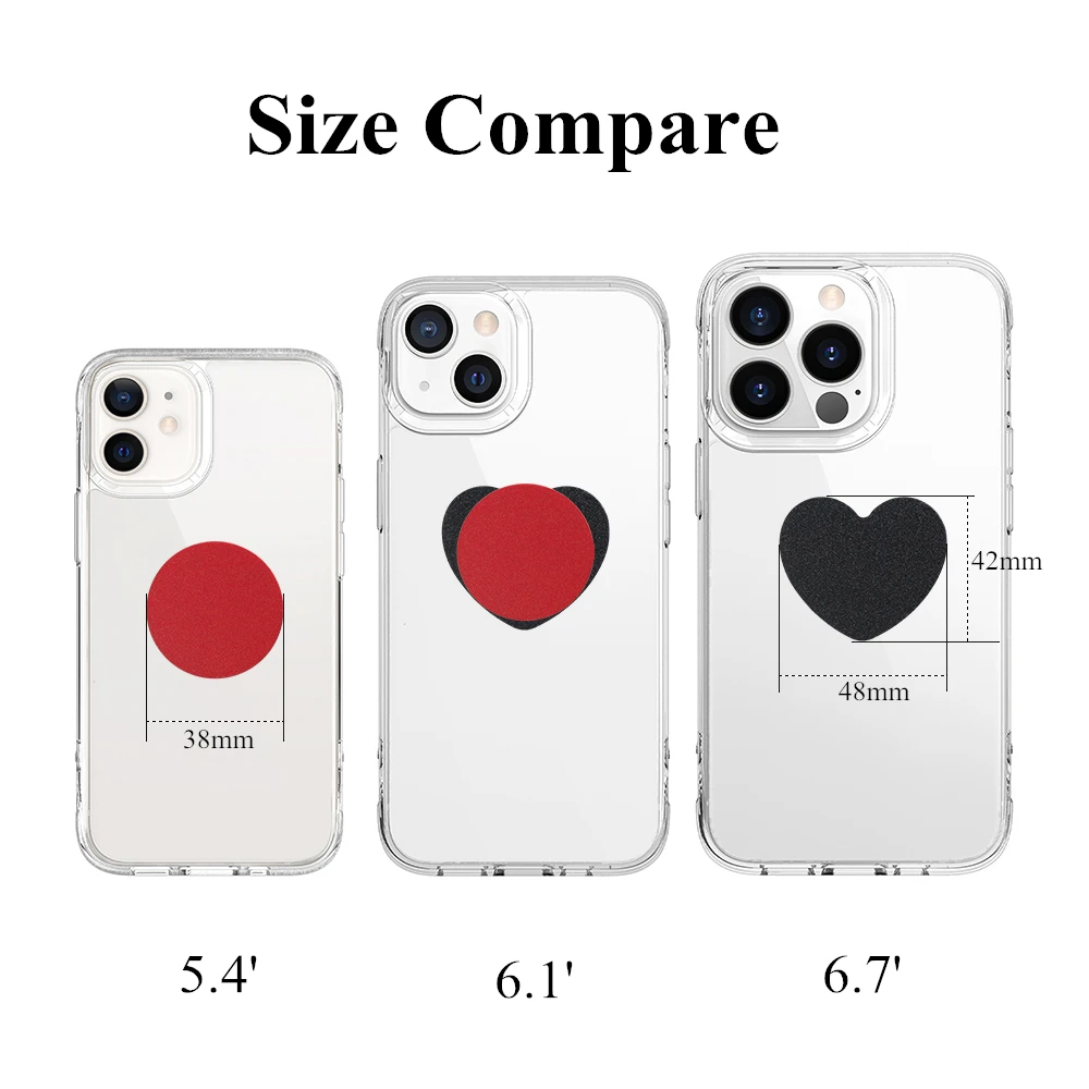 3pcs round metal sheet plate disk for magnetic car phone holder stand universal mobile phone mount iron sticker free global shipping