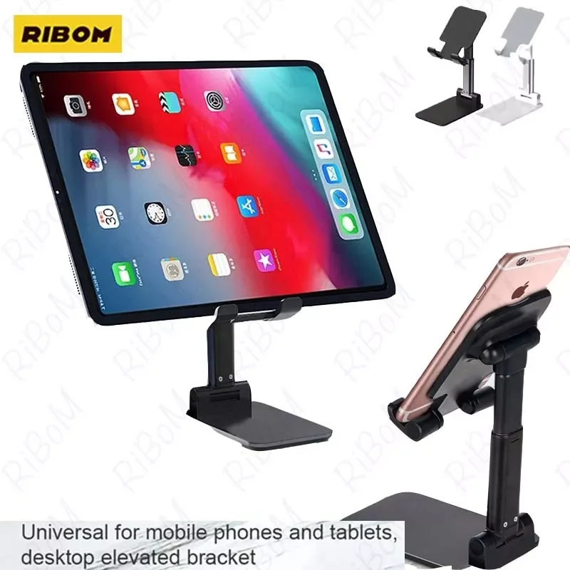 

NEW2023 Metal Tablet Holder Table Cell Foldable Extend Support Desk Stand IPad Desktop Adjustable