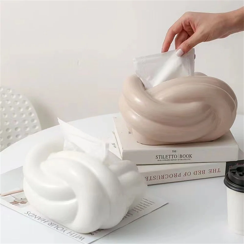 

Portable Light Luxury Tissue Basket Vision Far Flower Roll Toilet Tissue Box High-grade Advanced Paper Box Home Supplies