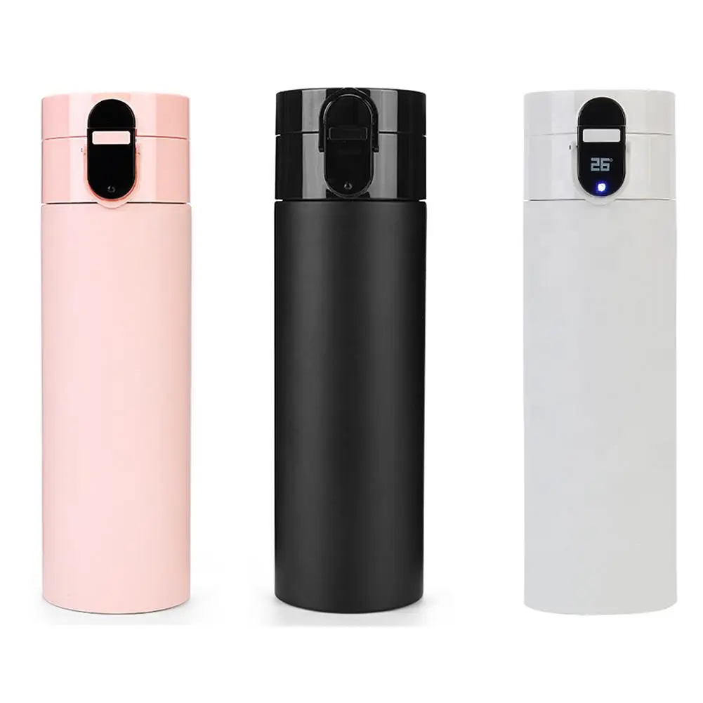 

320ml Stainless Steel Thermos Cup Intelligent OLED Insulation Vacuum Flask Bottle Coffee Mug USB Drinking Reminder