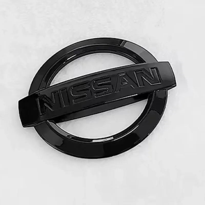 

Передняя эмблема автомобиля Nissan, эмблема заднего багажника, наклейка для Qashqai Juke Pulsar, замена логотипа ABS, чернение задних и задних логотипов