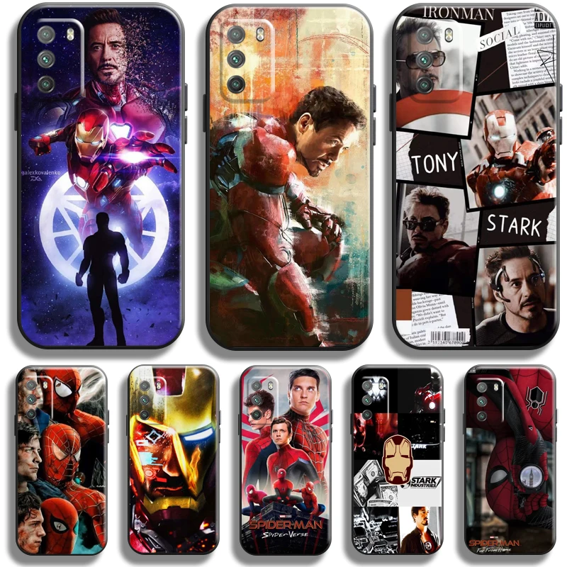 

Avengers Iron Man Spiderman For Xiaomi Poco X3 PRO NFC X3 GT M3 M3 Pro 5G F3 GT Phone Case Silicone Cover Funda Soft Back