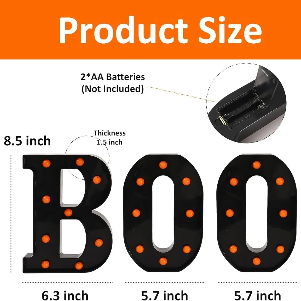 Светящийся светящийся знак для Хэллоуина