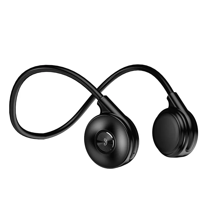 

True Bone Conduction Earphone bluetooth Earphone with Mic Stereo Surround Bass Sound Digital Noise Reduction Sport Headphone