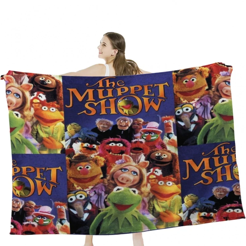 

The Muppet Show - vintage cast retro TV Soft Velvet Blanket Lightweight Bed Blanket Home Decor Fleece Blanket