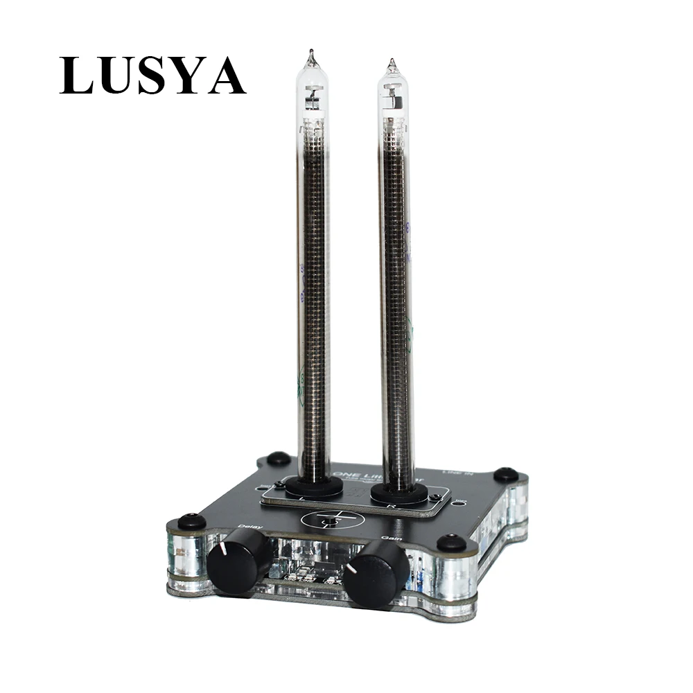 Lusya Little Bear VU9 IN9 Tube Sound Level Meter MIC Audio Analyzer Music Spectrum Display | Home Theater Amplifiers