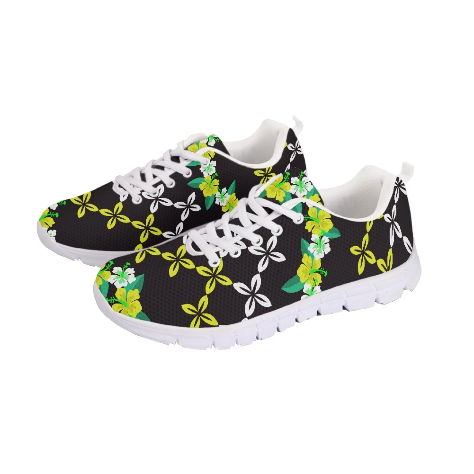 

Polynesian Tribal Tongan Totem Tattoo Tonga Prints Unisex Superlight Comfort Soft-Soled Trainers Breathable Mesh Running Shoes