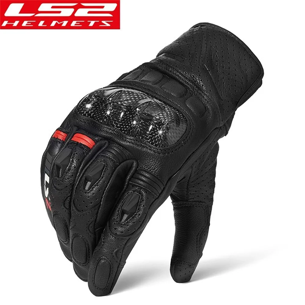 LS2 MG006-2 SPARK Gloves Sports Riding Moto Motorcycle Gloves Protective Motor Glove Male Biker Phone Screen Touch Gloves