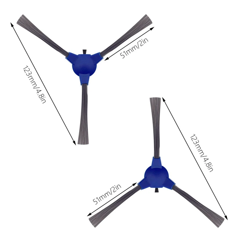 Набор сменных краевых щеток для робота-пылесоса Anker Eufy Robovac 11S 30 30C 15C 12 25C 35C 10 шт.