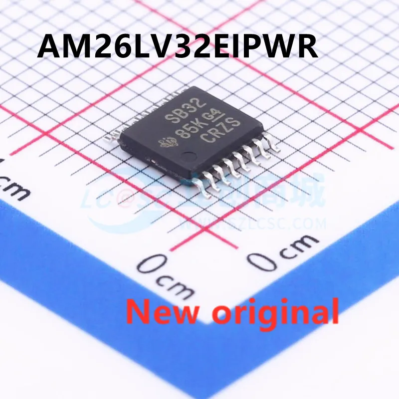 

10PCS New original AM26LV32EIPWR AM26LV32 SB32 TSSOP16 RS - 422 interface chip
