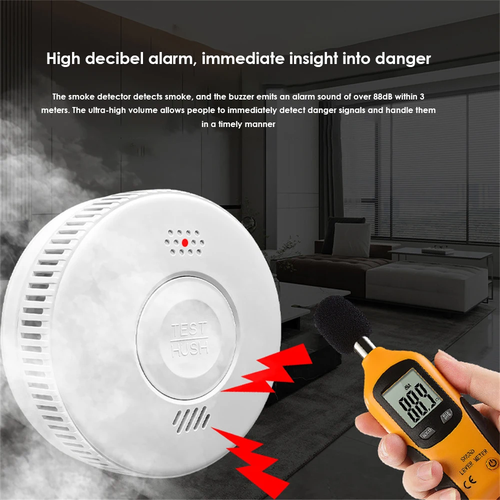 

Working Voltage 3(v) Smoke Detector Leak Proof Design Ease Of Use Independent Detection Of Leak Alarm Methane Gas Detector Alarm
