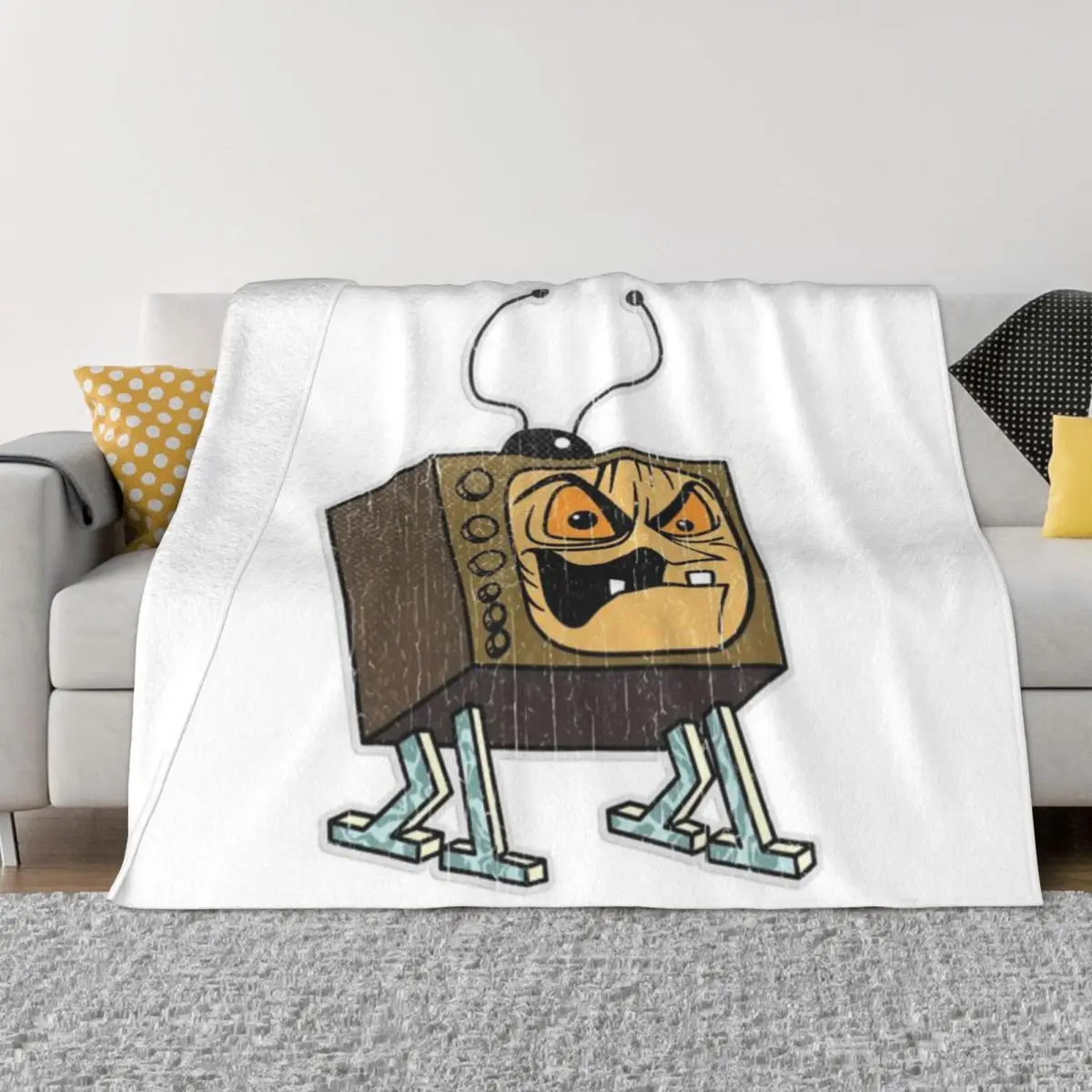 Ультрамягкое одеяло из микрофлиса Evil Edna