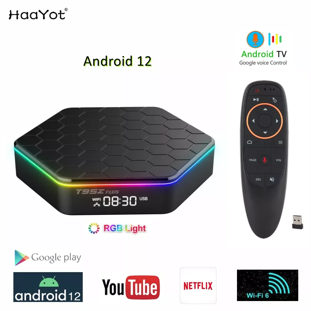 

Приставка Смарт-ТВ Allwinner H618, Android 12, 2022 ГГц, 6K