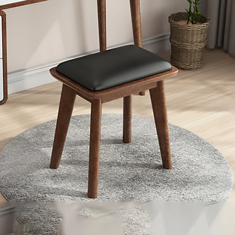

Стул Nordic Solid Wood для макияжа, простые туалетные Стулья, белый Стул для смены обуви, мебель Muebles, Стул, мебель