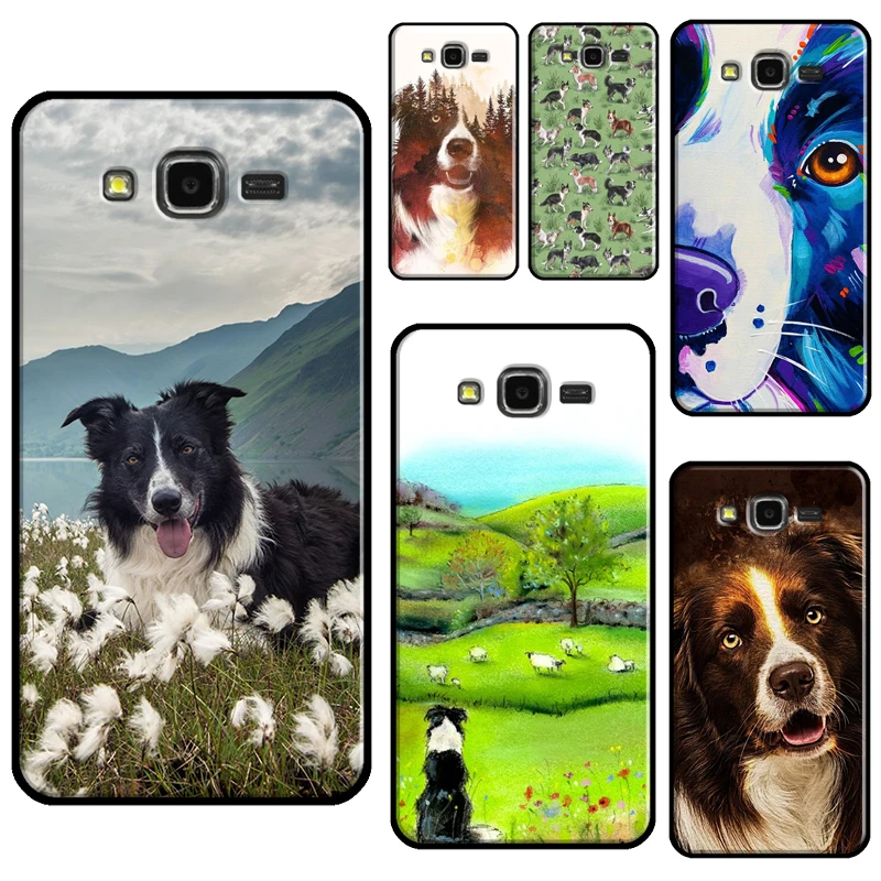 Border Collie Dog Case For Samsung Galaxy J1 J3 J5 J7 2016 A3 A5 2017 A8 A6 J4 J6 Plus A7 A9 J8 2018 Cover