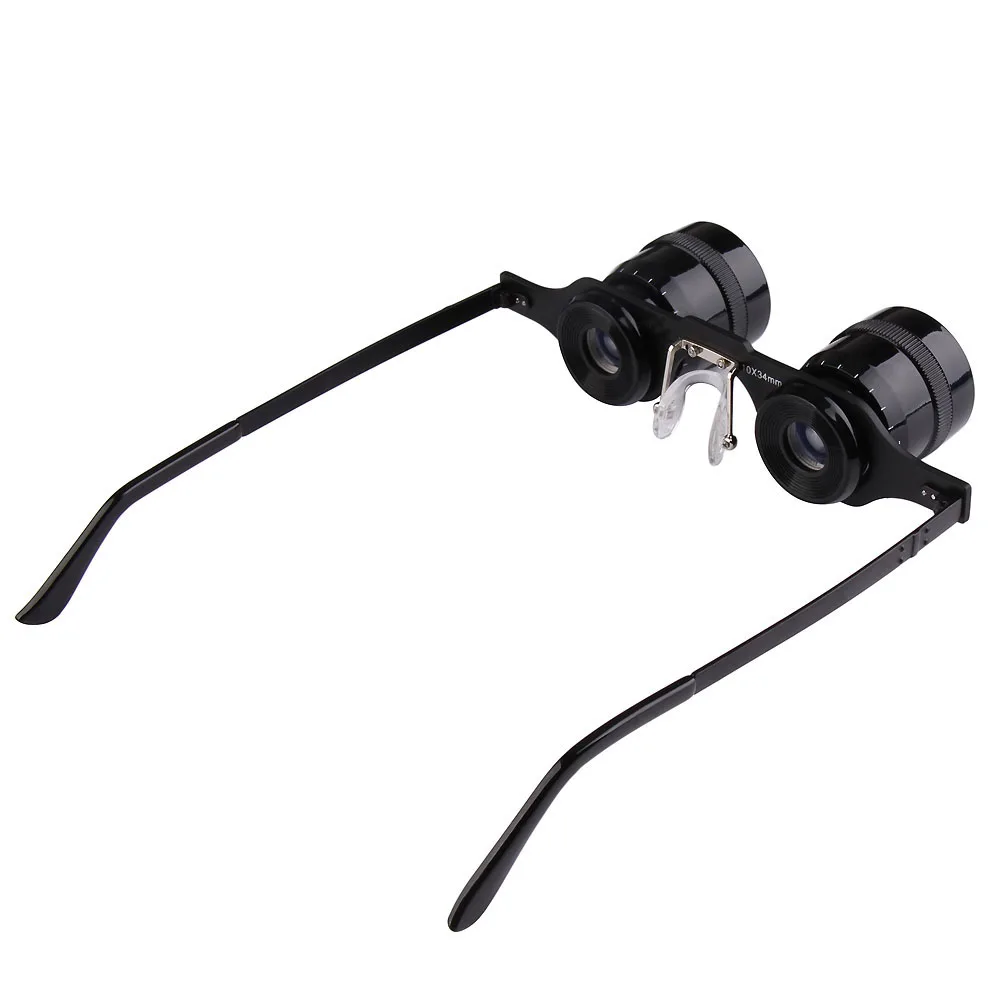 

New 10x34 Glasses Fishing 66g Ultralight Hand Free Binoculars Telescope