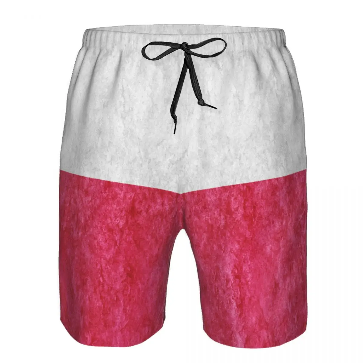 

Swimsuit Beach Quick Drying Trunks For Men Poland Metallic Flag Grunge Swimwear Briefs Board Shorts Fast Dry Beachwear