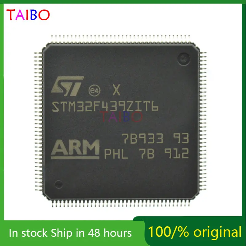 

Чип микроконтроллера stm32f439при LQFP144 STM32F439 32 бит, микроконтроллер MCU ARM, новый оригинальный