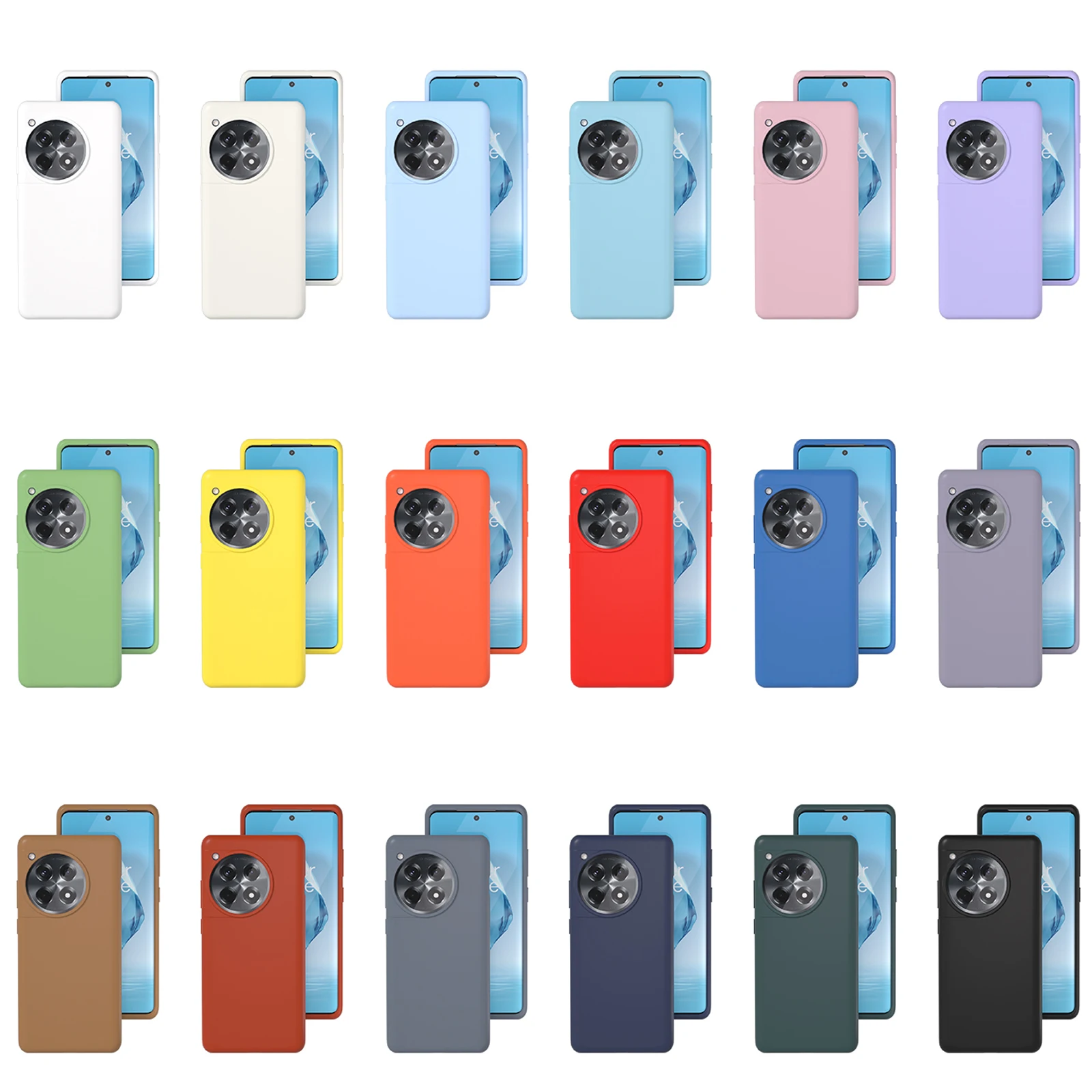 Противоударный мягкий жидкий силикон для Oneplus ACE 3 Ace 2 Pro 3V 2V тонкий Гладкий