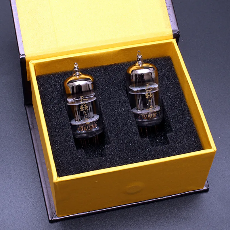 

HIFI Audio Shuguang 12AU7-T Vacuum Tube Upgrade 12AU7 ECC82 Electronic Tube Amplifier Kit DIY Genuine Factory Exact Match Quad