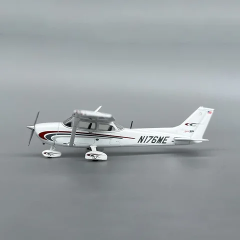 Самолет общего назначения Cessna 172L N926MN, литый под давлением, модель из металлического сплава в масштабе 1/72, игрушечный подарок